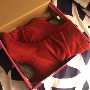 Red booties